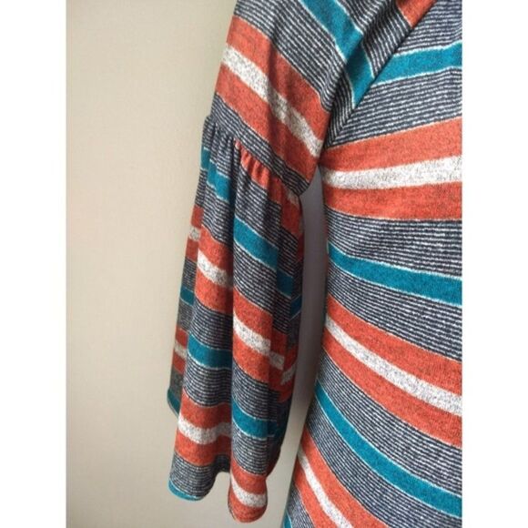 Emma Rose Stripe  Bell Sleeve Dress size Small - Picture 4 of 10